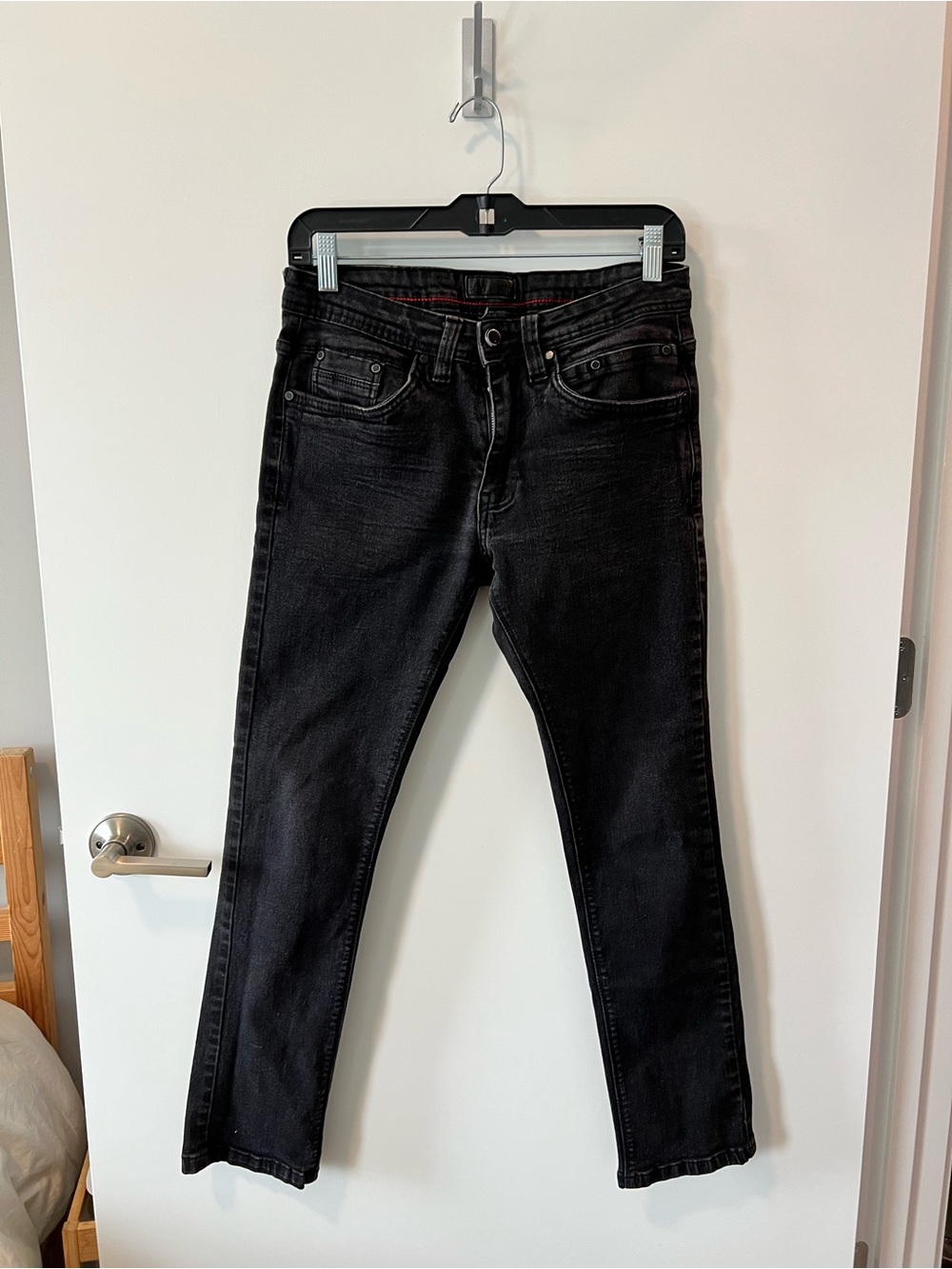Steve’s Jeans Slim Black Men's Jeans — Stretch Tapered Fit